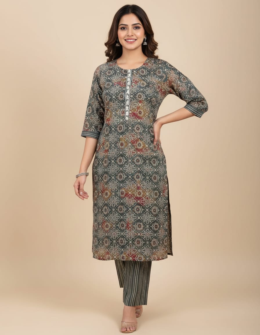 Premium Quality Super Muslin 2 Piece Set