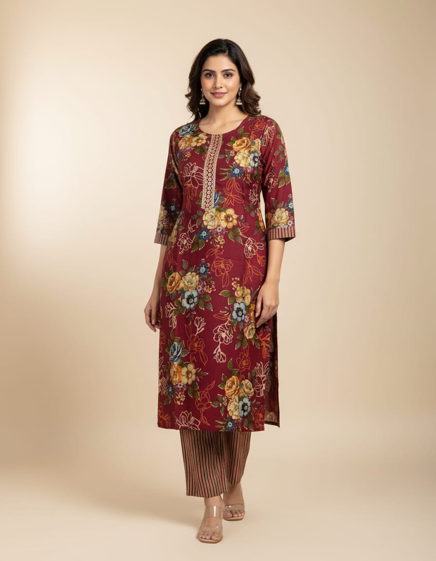 Premium Quality Super Muslin 2 Piece Set