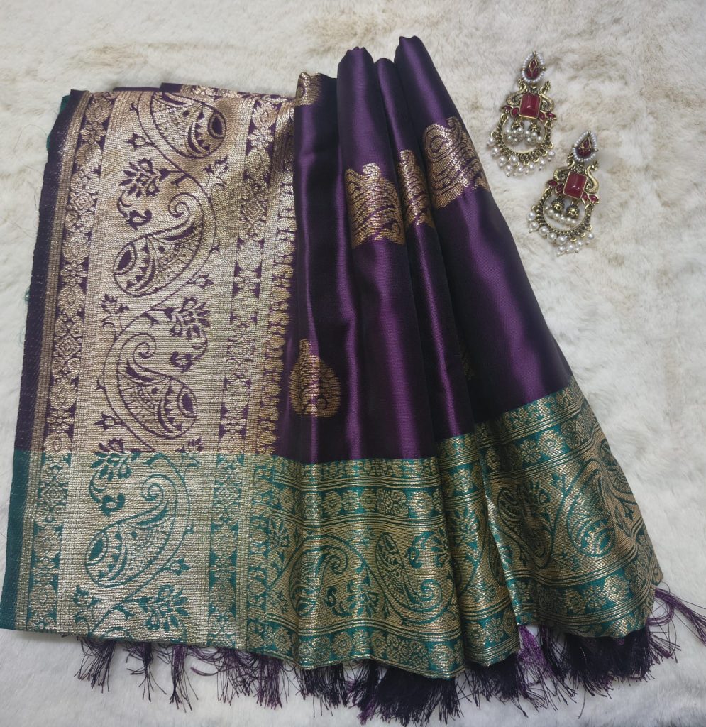 Exclusive Banasree Silk Saree With Attached BP