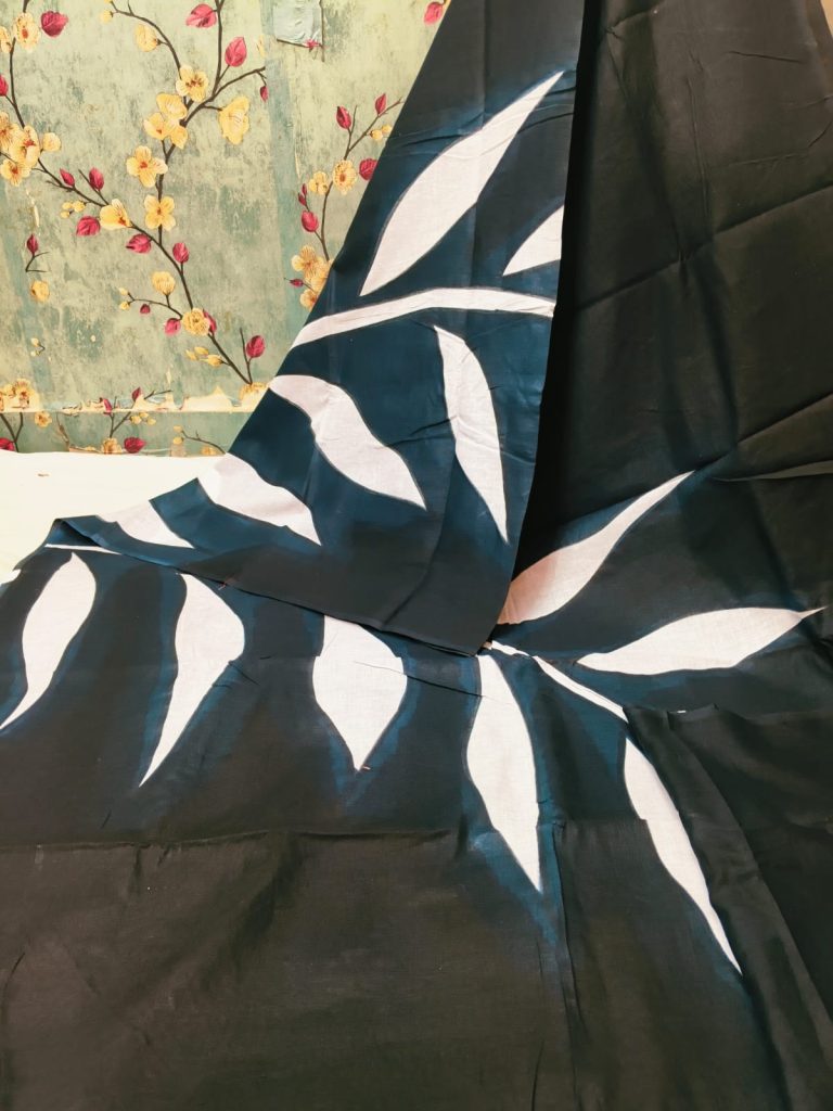 Beautiful 92/80 Pure Mul mul cotton Hand-Printed with attached BP