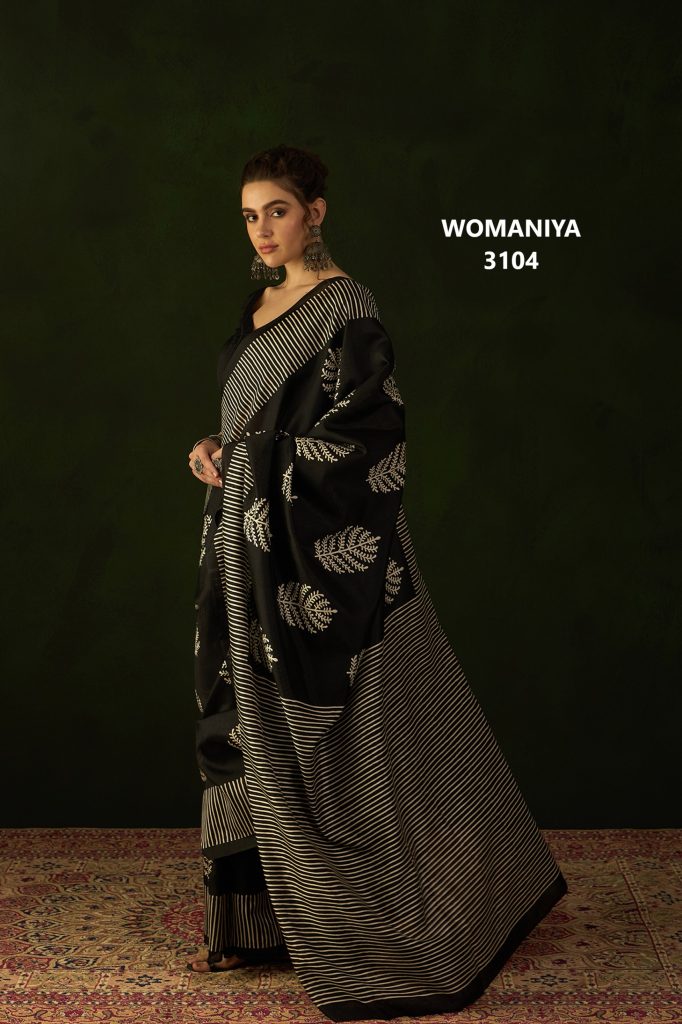 Exclusive Gicha silk Digital print With attached BP
